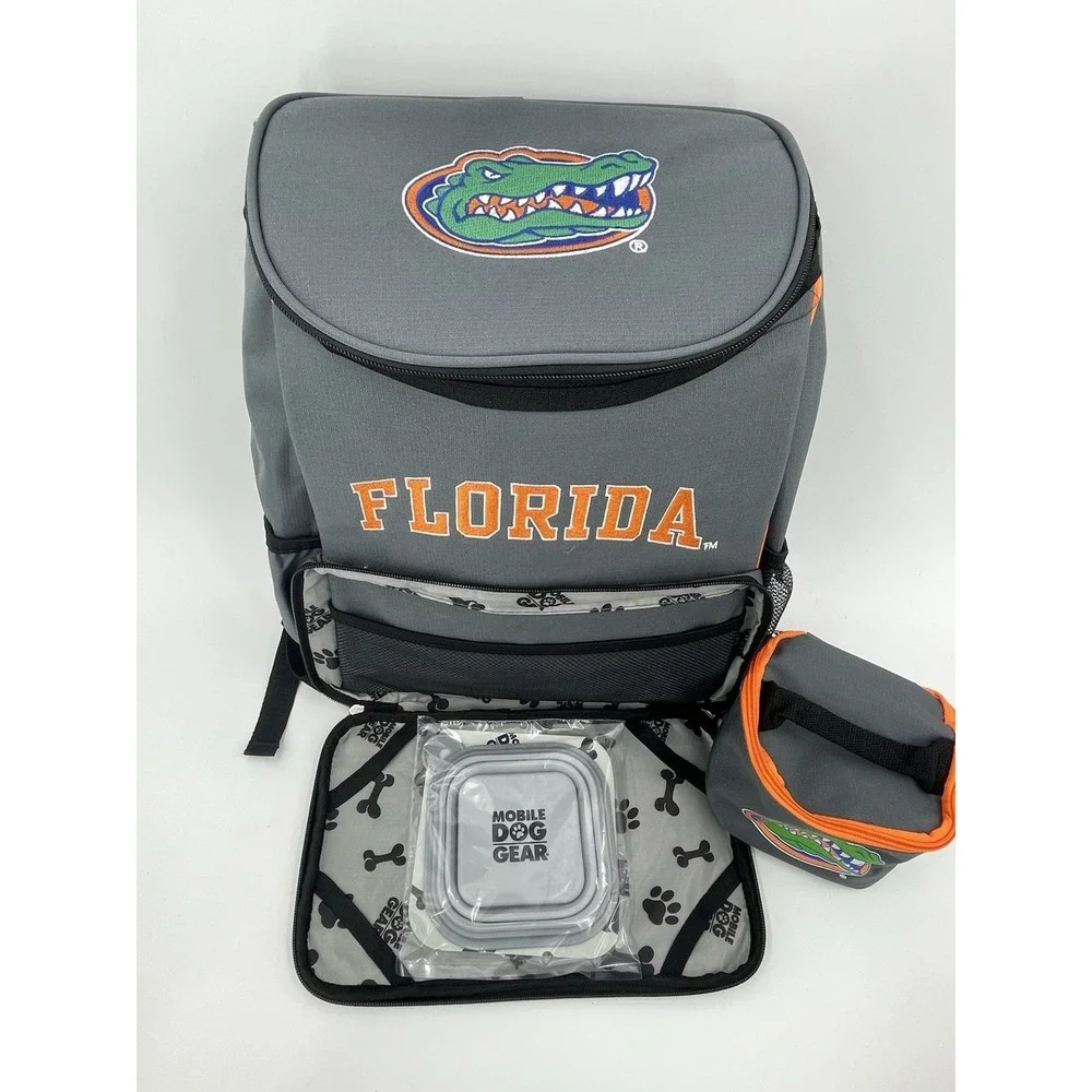 Mobile Dog Gear NCAA Florida Gators Dog Luggage Weekender Backpack NWT‎ New